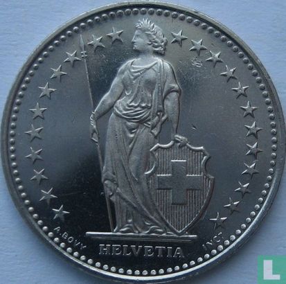 Switzerland ½ franc 1990 - Image 2