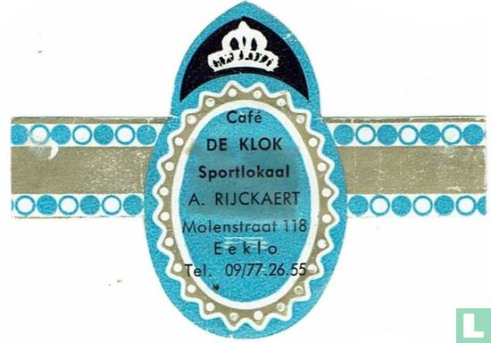 Café De Klok Sportlokaal A.Rijckaert Molenstraat 118 Eeklo Tel. 09/77.26.55 - Afbeelding 1