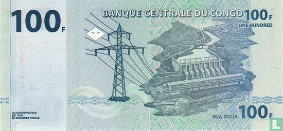Congo 100 Francs - Afbeelding 2