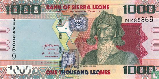 Sierra Leone 1.000 Leones  - Afbeelding 1
