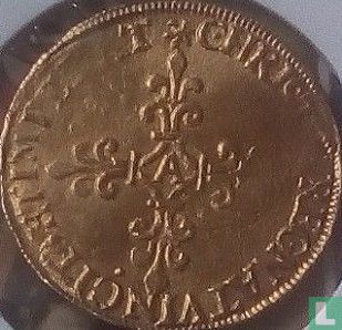 Frankrijk 1 gouden écu 1573 (A) - Afbeelding 2