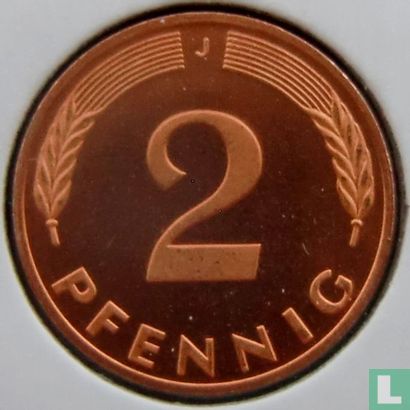Duitsland 2 pfennig 1987 (J) - Afbeelding 2