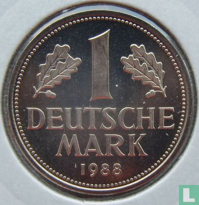 Deutschland 1 Mark 1988 (D) - Bild 1