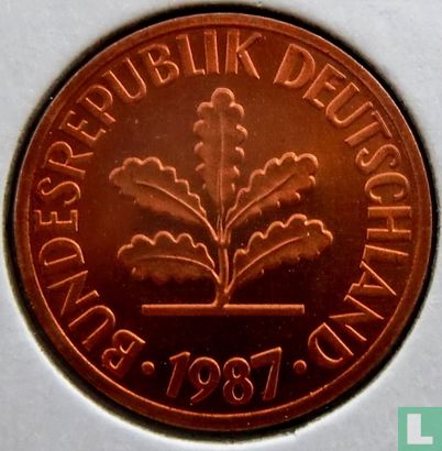 Duitsland 2 pfennig 1987 (G) - Afbeelding 1
