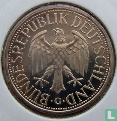 Allemagne 1 mark 1987 (G) - Image 2