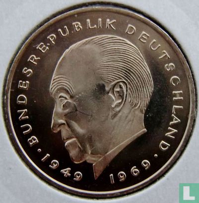 Germany 2 mark 1987 (J - Konrad Adenauer) - Image 2