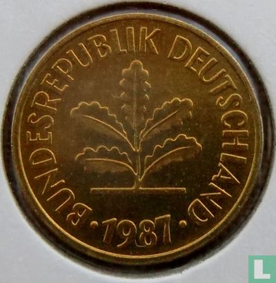 Allemagne 5 pfennig 1987 (G) - Image 1
