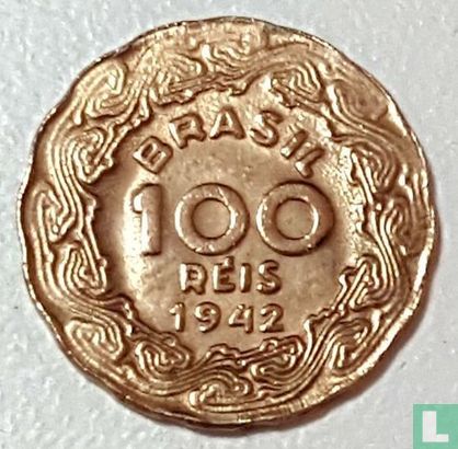Brazil 100 réis 1942 - Image 1