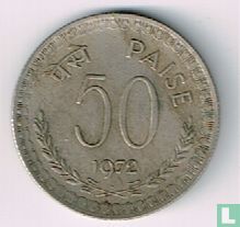 Inde 50 paise 1972 (Bombay) - Image 1