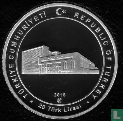 Turquie 20 türk lirasi 2018 (BE) "150th Anniversary of the Council of State" - Image 1