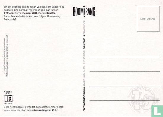 U030053 - Kunsthal Rotterdam - Boomerang "Ik Heb Al Je Kaarten Bewaard" - Image 2