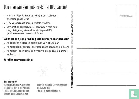 U050030 - HPV-vaccin "Gezocht: (s)experts!" - Afbeelding 2