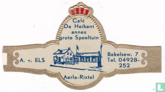 Café De Heikant annex grote speeltuin Aarle-Rixtel - A.v. Els - Bakelsew. 7 Tel. 04928-252 - Afbeelding 1
