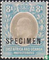 King Edward VII, with overprint "SPECIMEN"