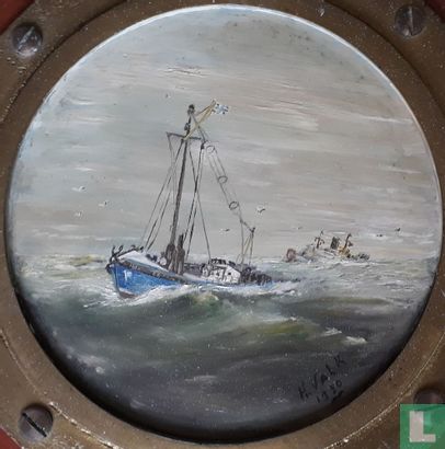 Patrijspoort : Trawler Cutter in the storm - President Jan Lels - Image 2