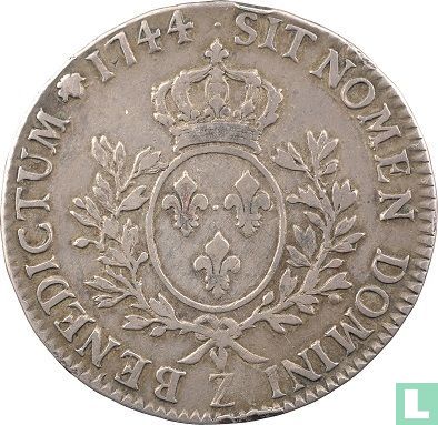 France 1 ecu 1744 (Z) - Image 1