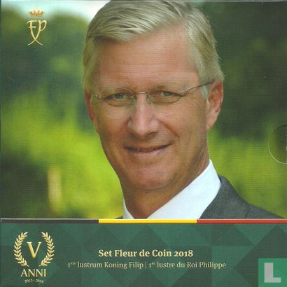 Belgium mint set 2018 "First lustrum of King Filip" - Image 1