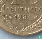 Frankrijk 10 centimes 1981 (misslag) - Afbeelding 3