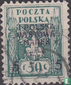 Erste polnische Briefmarkenausstellung