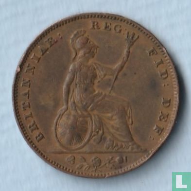 Vereinigtes Königreich 1 Farthing 1857 - Bild 2