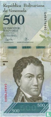 Venezuela 500 Bolívares 2017 - Image 1