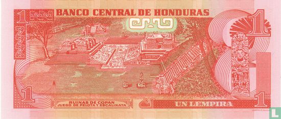 Honduras 1 Lempira  - Afbeelding 2