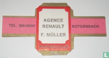 Agence Renault F. Müller - Tel. 080/46554 - Bütgenbach - Bild 1