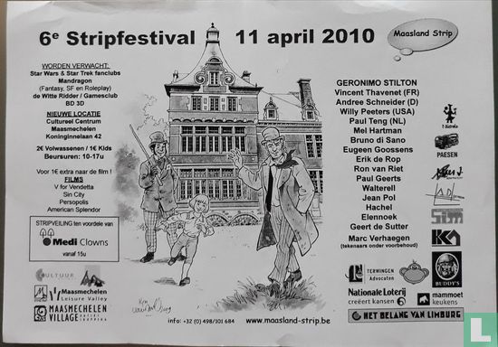 6e Stripfestival 11 april 2010 Maasland Strip