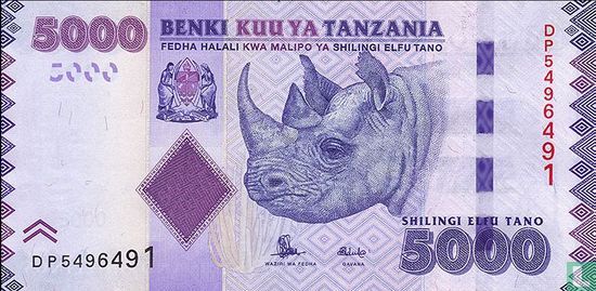 Tansania 5000 Shillingi - Bild 1