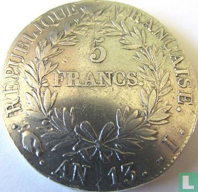 France 5 francs AN 13 (I) - Image 1
