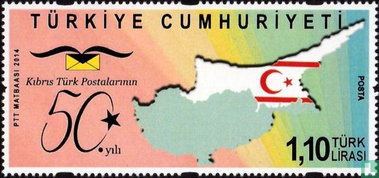 50 years of Turkish Cypriot postal service