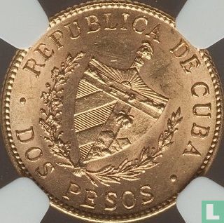 Cuba 2 pesos 1915 - Image 2