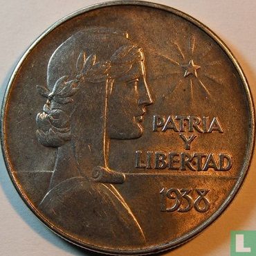 Cuba 1 peso 1938 - Image 1
