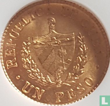 Cuba 1 peso 1916 (gold) - Image 2