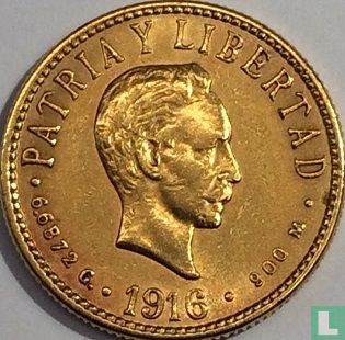 Cuba 4 pesos 1916 - Image 1