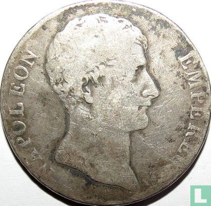 France 5 francs AN 12 (M - NAPOLEON EMPEREUR) - Image 2