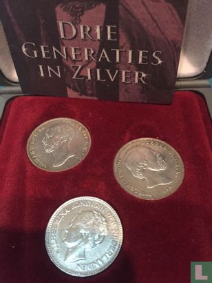 Nederland combinatie set "Drie generaties zilver" - Afbeelding 2