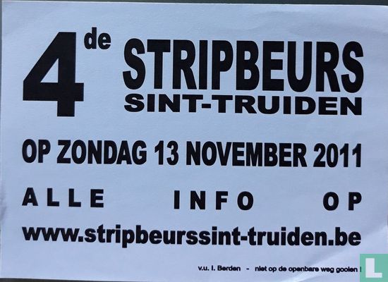 Stripbeurs Sint-Truiden 4de editie 