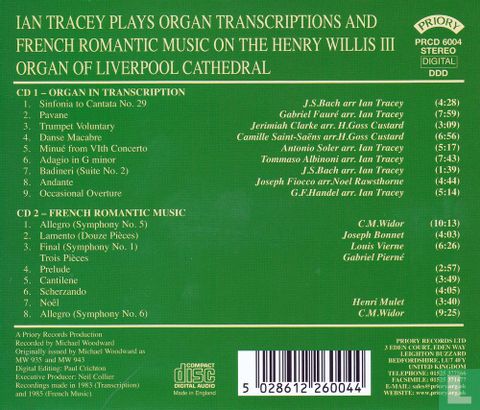 French Organ Music and transcriptions - Bild 2