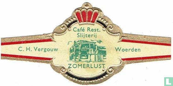 Café Rest. Slijterij Zomerlust - C.H. Vergouw - Woerden - Afbeelding 1