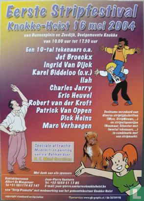 Eerste Stripfestival Knokke-Heist  16 mei 2004 - Afbeelding 1