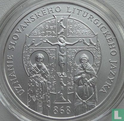 Slovaquie 10 euro 2018 "1150th anniversary Recognition of the Slavonic liturgical language" - Image 2