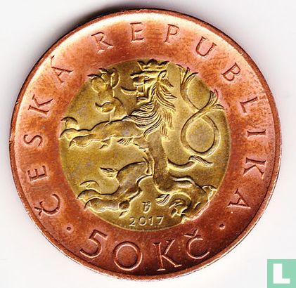 République tchèque 50 korun 2017 - Image 1