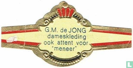 G.M. de Jong Dameskleding ook attent voor "Meneer" - Afbeelding 1
