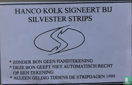 Hanco Kolk signeert bij Silvester strips
