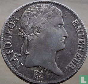 France 5 francs 1812 (BB) - Image 2