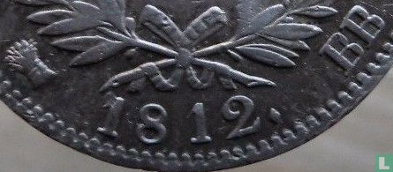 France 5 francs 1812 (BB) - Image 3