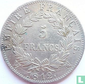 France 5 francs 1812 (MA) - Image 1