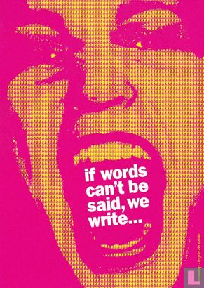 B001610 - Amnesty International "If words can´t be said,..." - Image 1