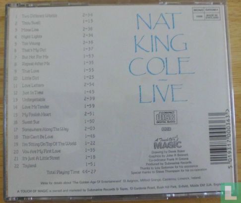 Nat King Cole - Live - Afbeelding 2